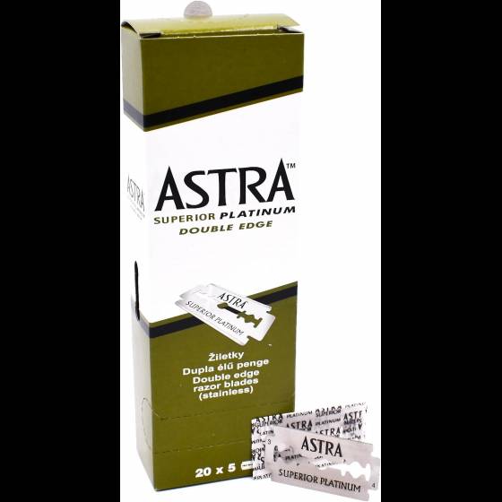 Astra Lamette da Barba Platinum, pacco da 100 lame