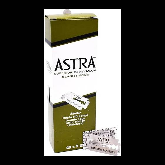 Astra Lamette da Barba Platinum, pacco da 100 lame
