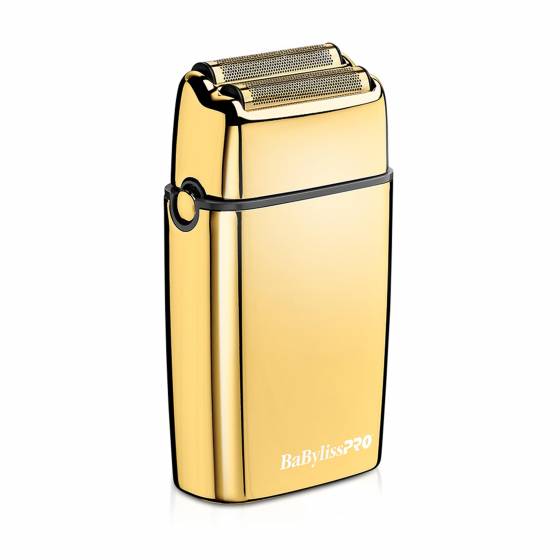 BaBylissPRO FXFS2G FOILFX02 - Rasoio elettrico con lamina dorata in metallo, senza fili