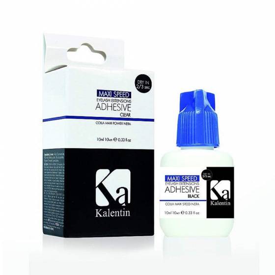 Colla per Extension Ciglia Vegana Kalentin Maxi Speed Nera 2/3 Secondi 10 ml