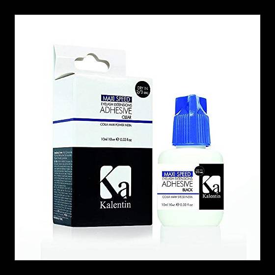 Colla per Extension Ciglia Vegana Kalentin Maxi Speed Nera 2/3 Secondi 10 ml