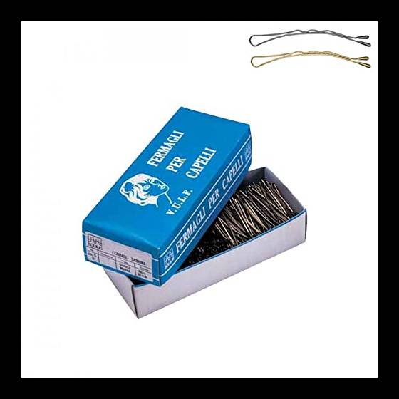 Ferretti per Capelli Chiusi Ondulati per Parrucchiere 500 gr. (LOCA.001:O/N) (CHIUSE ONDULATE NERE)