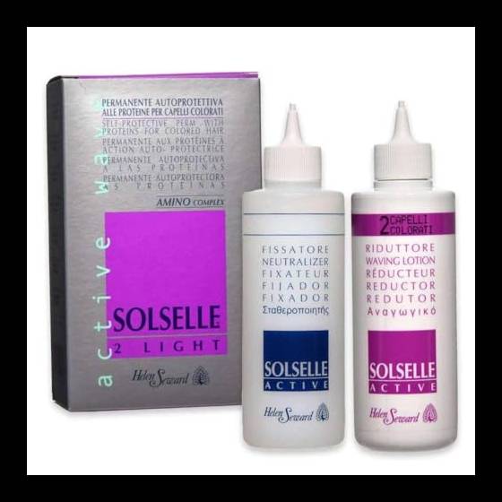 Helen Seward Solselle 2 Light Kit Permanente Autoprotettiva Alle Proteine Del Grano Per Capelli Colorati