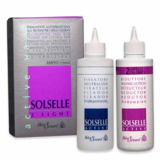 Helen Seward Solselle 2 Light Kit Permanente Autoprotettiva Alle Proteine Del Grano Per Capelli Colorati