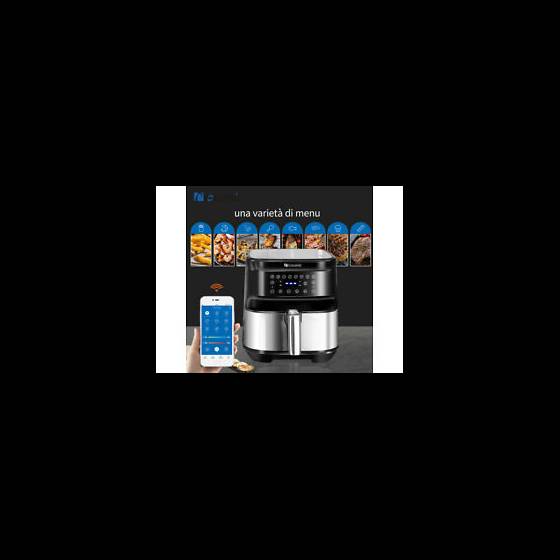 Proscenic Alexa Forno Friggitrice Ad Aria Calda 5,5L LED 1700W Senza Olio Timer