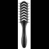Denman Spazzola Hyflex Vent D200, Nero, 7 File di Dentini